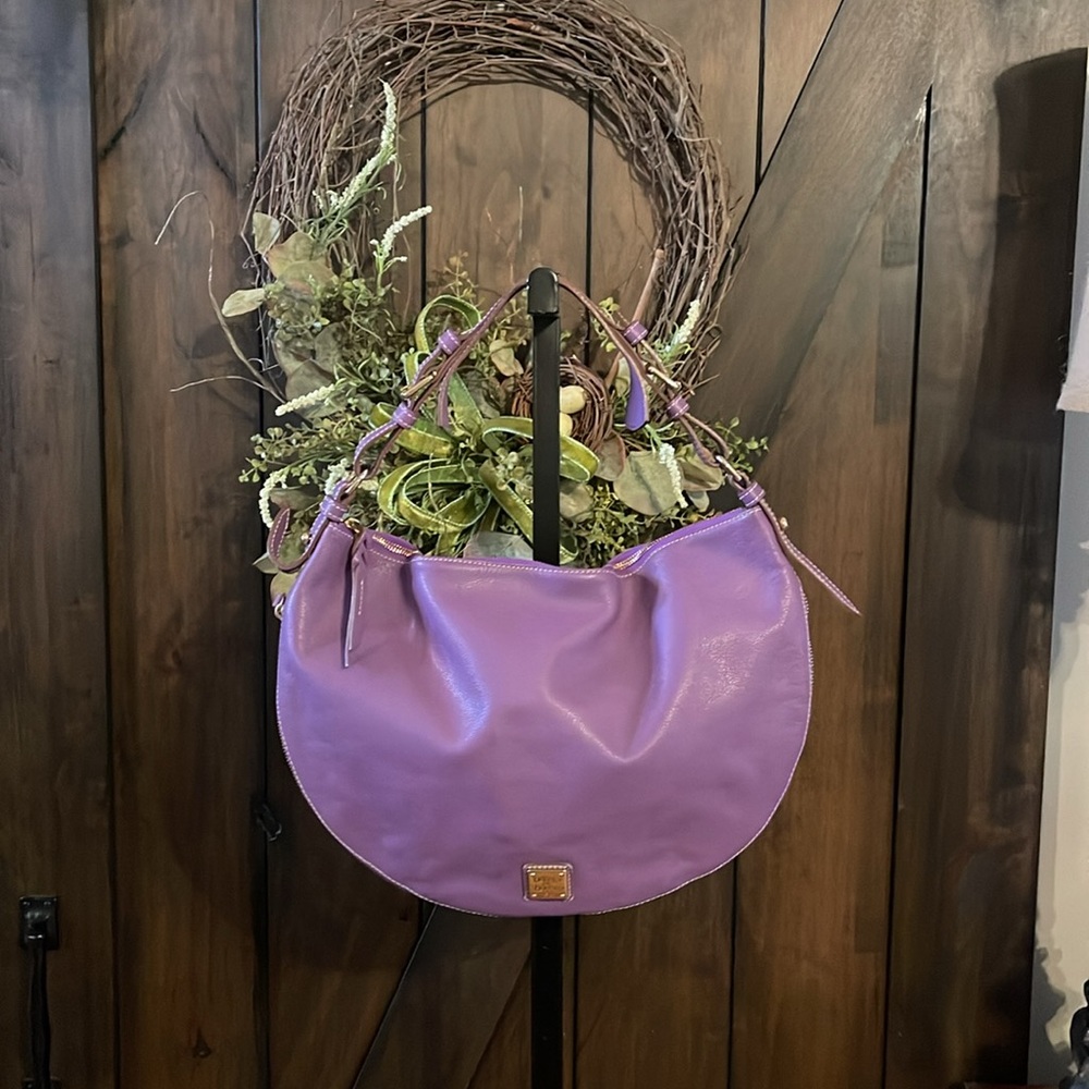 Dooney & Bourke Purple Shoulder Bag- NWOT - Picture 3 of 10